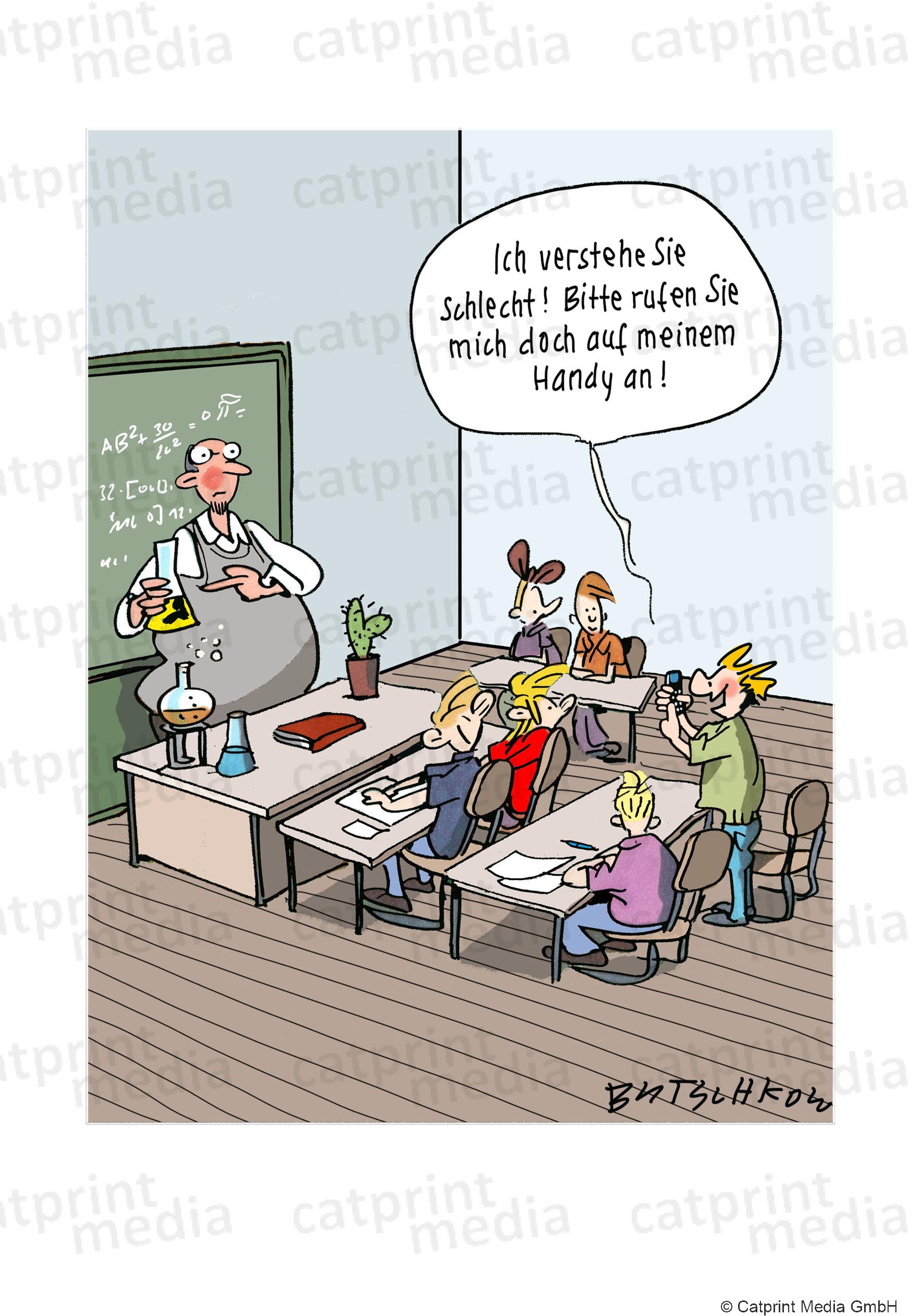 Schulklasse Bild Cartoon